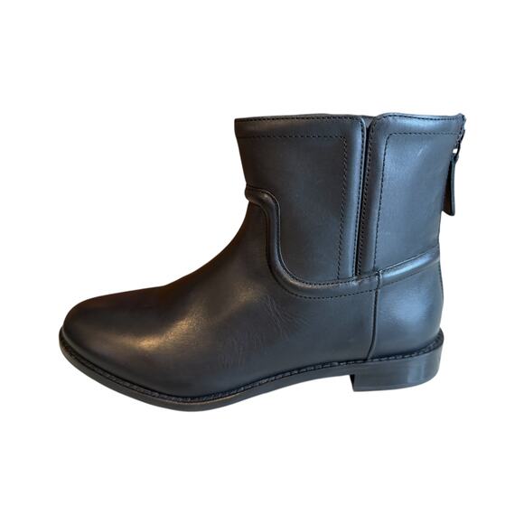 Johnston & Murphy Darby Calfskin Leather Ankle Boots Black 7 - Picture 3 of 7